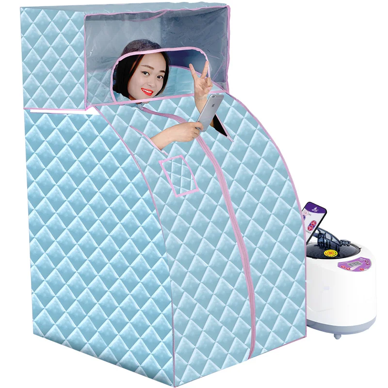 

Portable Sweat Steamer Household Sauna Generator Slimming Box Fumigation Machine Folding Portable Steam Sauna Steamer Separate
