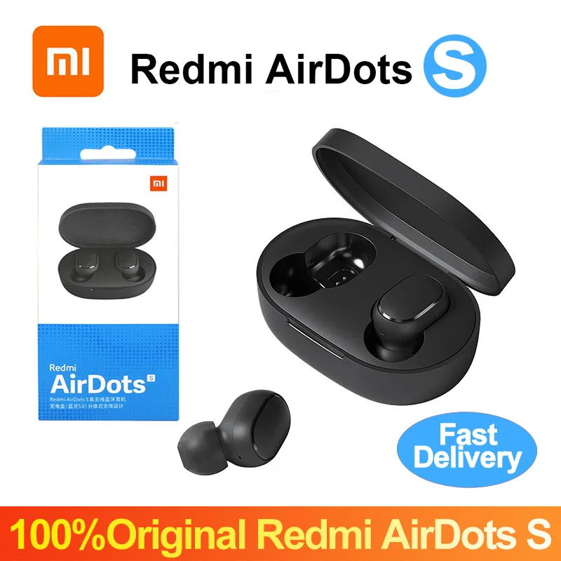 2020 оригинальные наушники Xiaomi Airdots S Tws Redmi Pro 2 Беспроводная гарнитура Bluetooth 5 0