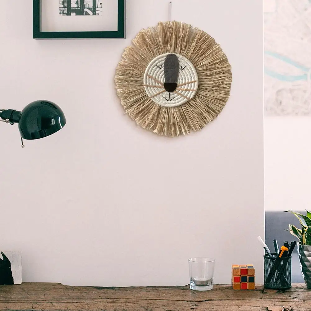 Настенные художественные Подвески ручной вязки с головой животного подвеска