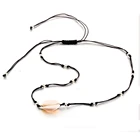 ASHMITA Cowrie ожерелье-чокер, натуральный Пука ожерелье из ракушек Vsco Бохо Гавайское летнее пляжное ожерелье заявление Унисекс V