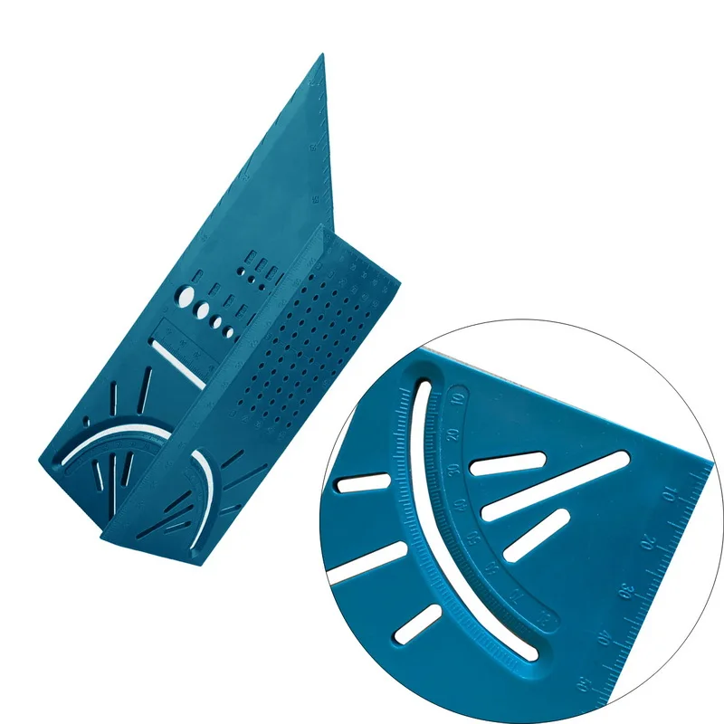 3D угловая измерительная квадратная деревообрабатывающая линейка измерительный