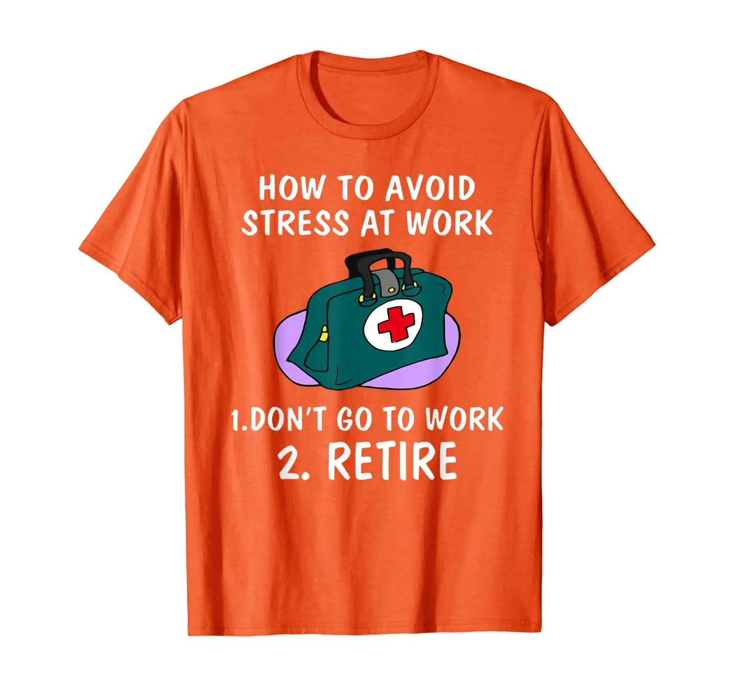 

Как избежать стресса на работе, футболка медсестры