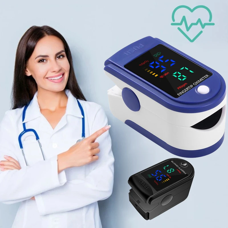 Digital Medical Portable Finger Pulse Oximeter With Bag blood oxygen Heart Rate Saturation Meter Oximetro de dedo |
