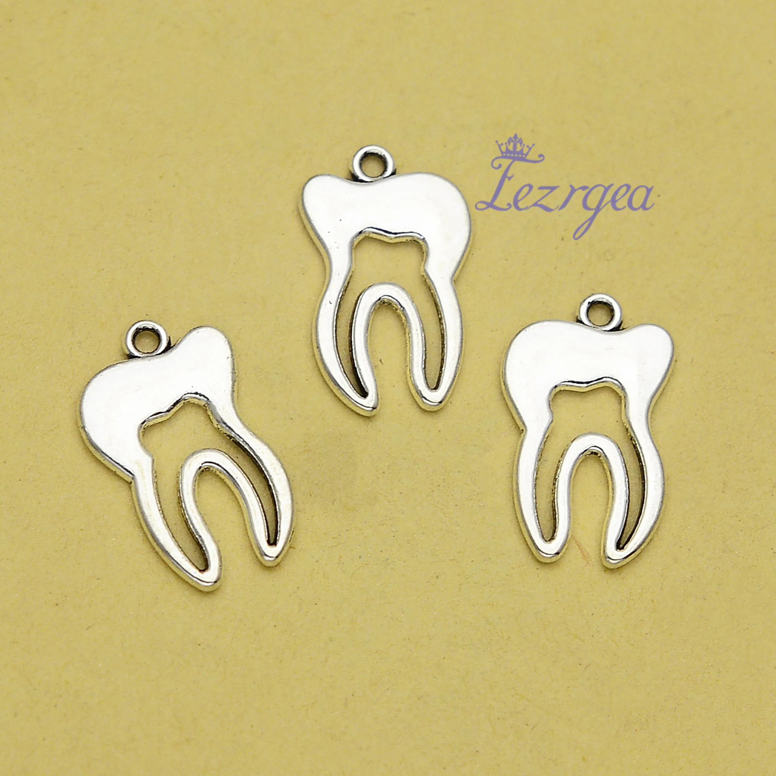 15pcs/lot--15x24mm,Tooth fairy child growing up chams, Antique silver plated Tooth Fairy Charms,DIY supplies,Jewelry accessories