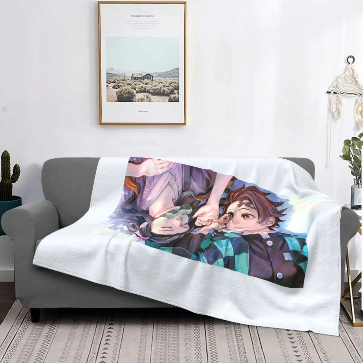 

Kamado Nezuko Kamado Tanjirou омертвевший деканский кран кинетсу Кейба кушетка белье аниме Werfen Decken