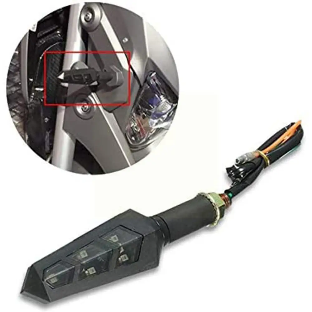 

4 шт., 6 светодиодных мотоциклетных поворотников, 12 В