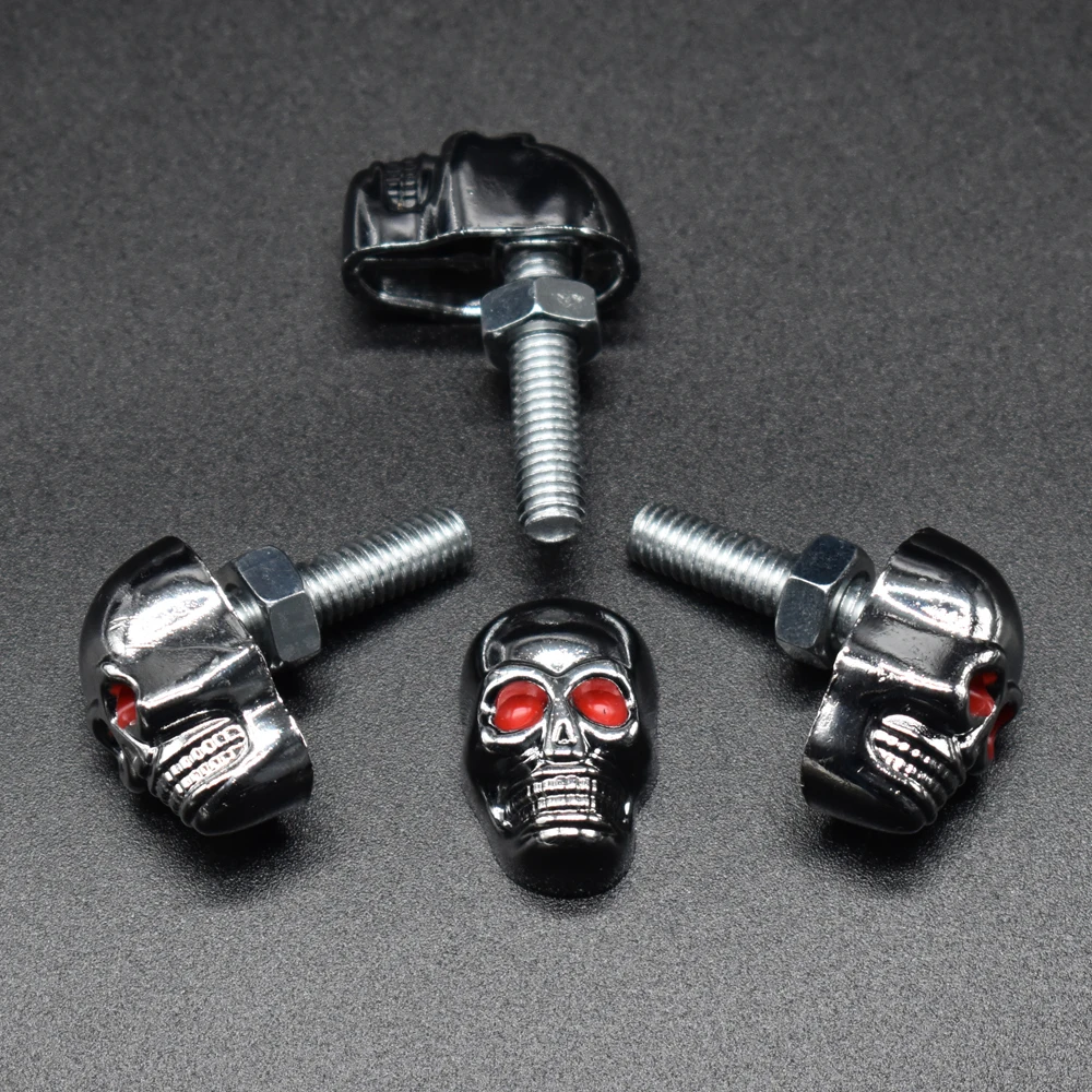 DIY 3D дизайн украшения хромированные шипы Череп Универсальный Автомобиль