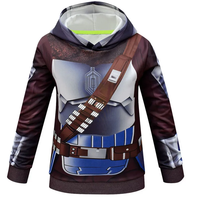 Костюмы на Хэллоуин для мальчиков детские костюмы косплея Мандалора свитер