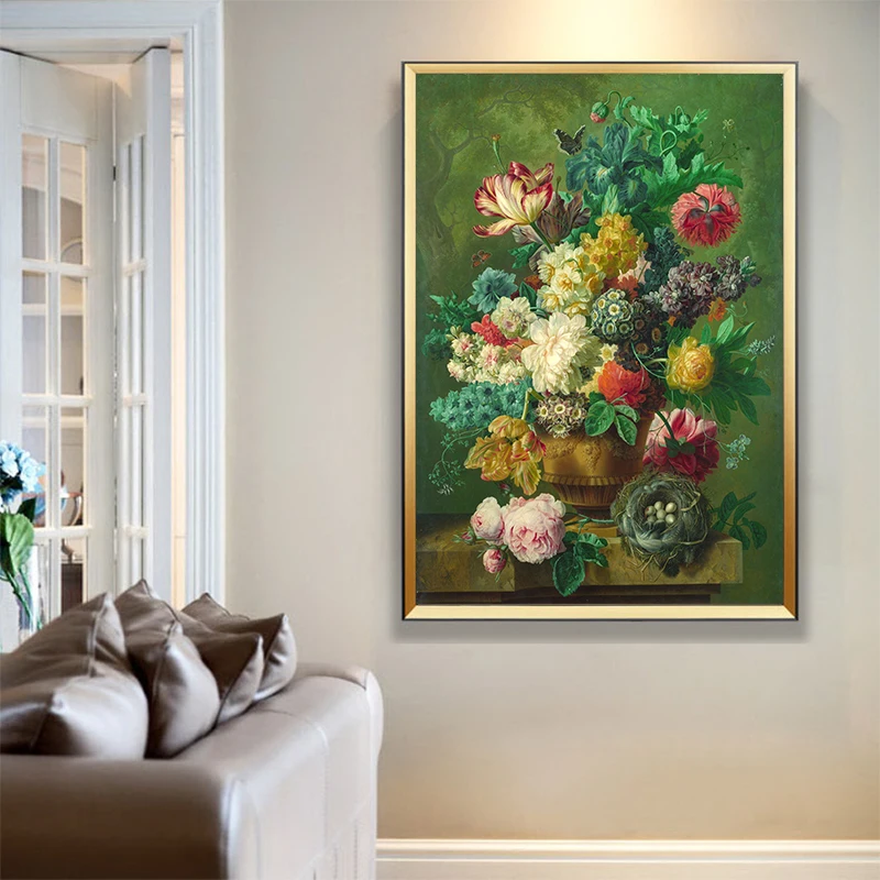 60x80 см Большой размер цветок фрукты известная картина маслом на Cancas стеновое