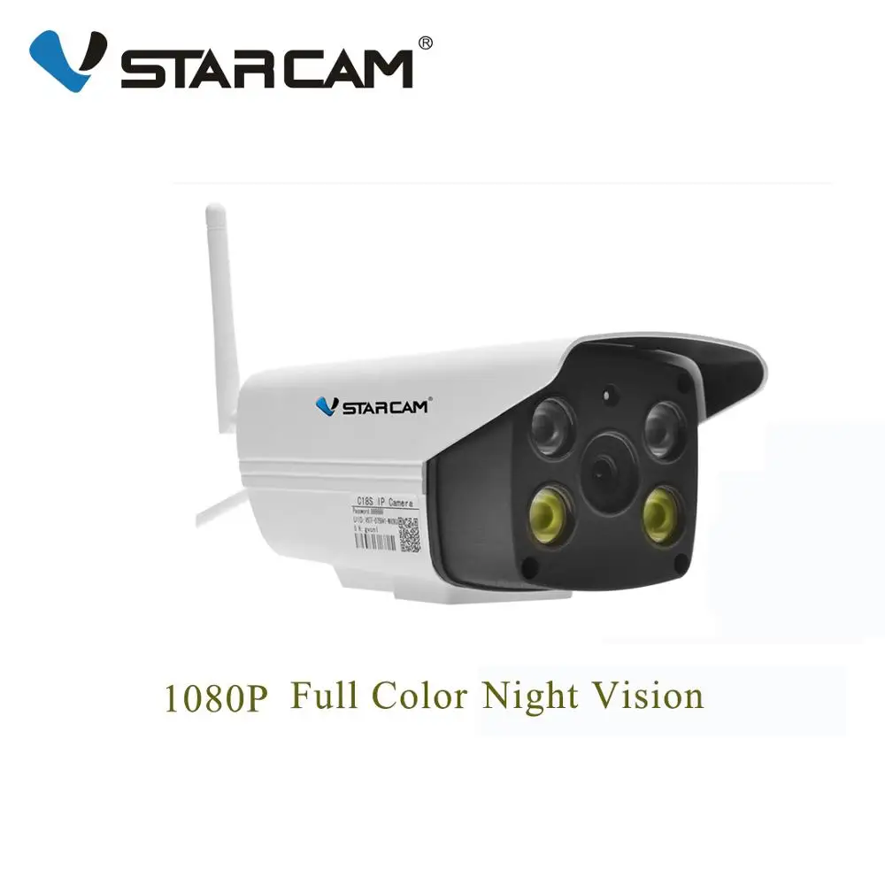 Камера видеонаблюдения Vstarcam C18S 1080P Wi Fi IP Onvif 2 МП водонепроницаемая инфракрасная