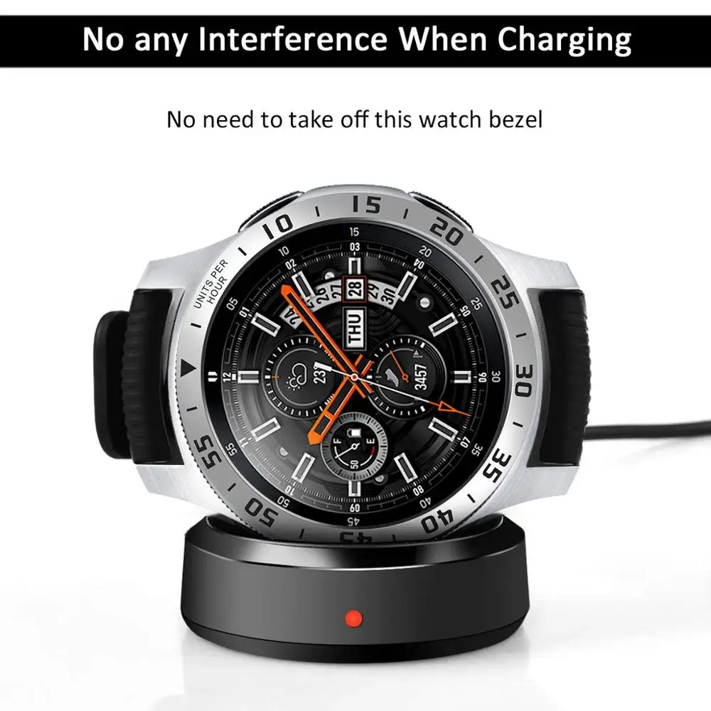 Металлический чехол для Samsung Galaxy Watch 46 мм/42 мм Gear S3 Frontier/Classic Sport клейкая крышка