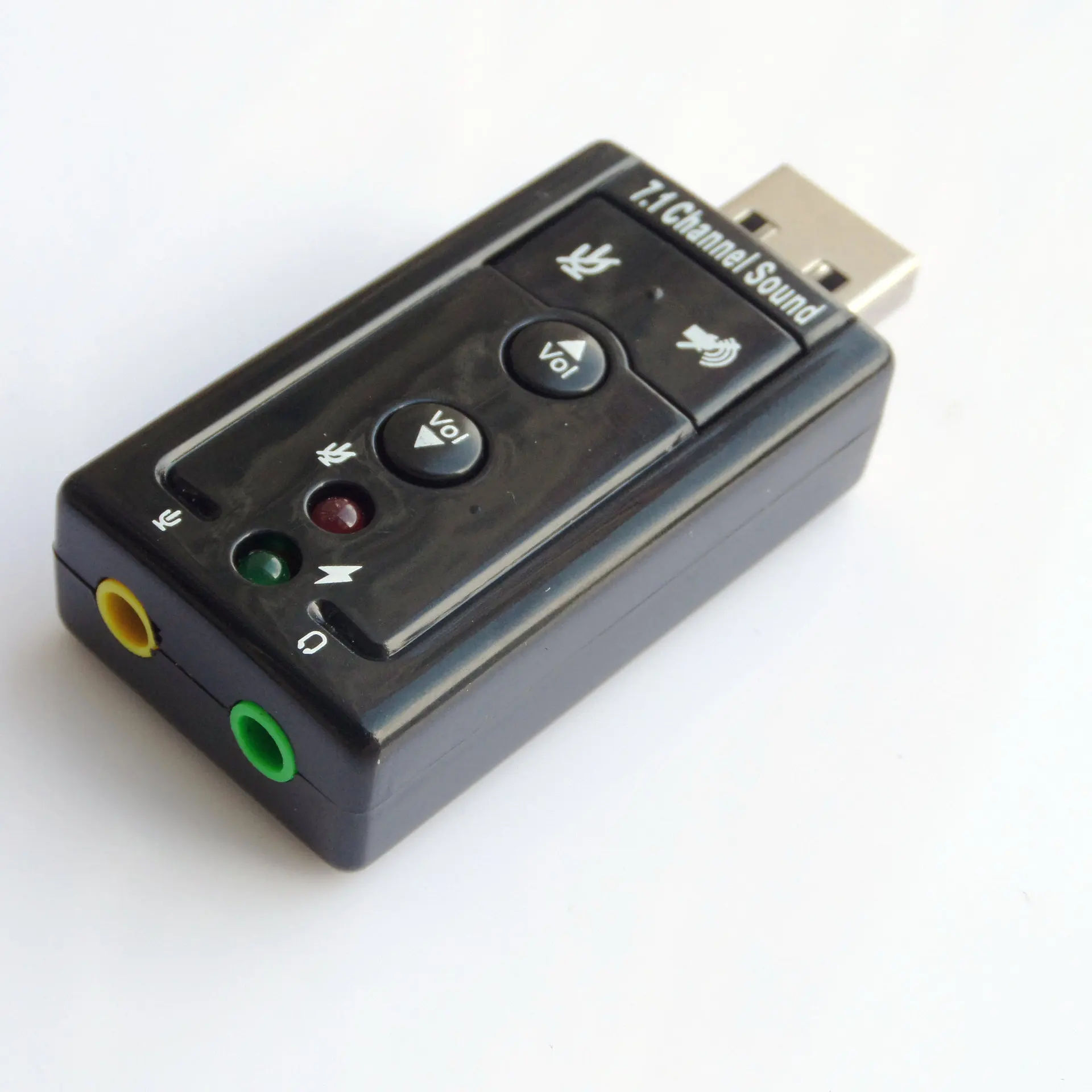 Мини-usb 2,0 3D Virtuelle 12 Мбит/с Внешний 7,1 канал аудио адаптер для карт сон карт сын аудио адаптер портативный мини-usb