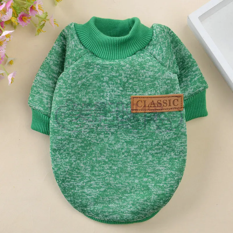 Новая одежда для домашних животных собак свитер два фута плюшевый осенний и