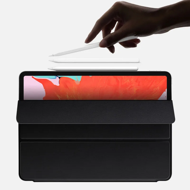 Для iPad Pro11 защитный чехол netic Suction двусторонний зажим флип Бесплатная защита