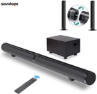 Беспроводная Bluetooth-Колонка Soundage, объемный звук 3D, Саундбар для домашнего ТВ-кинотеатра, громкий динамик с сабвуфером