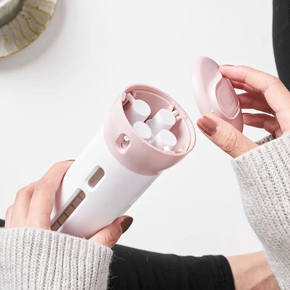 4 в 1 пустая бутылка для шампуня диспенсер путешествий лосьон гель душа мыло