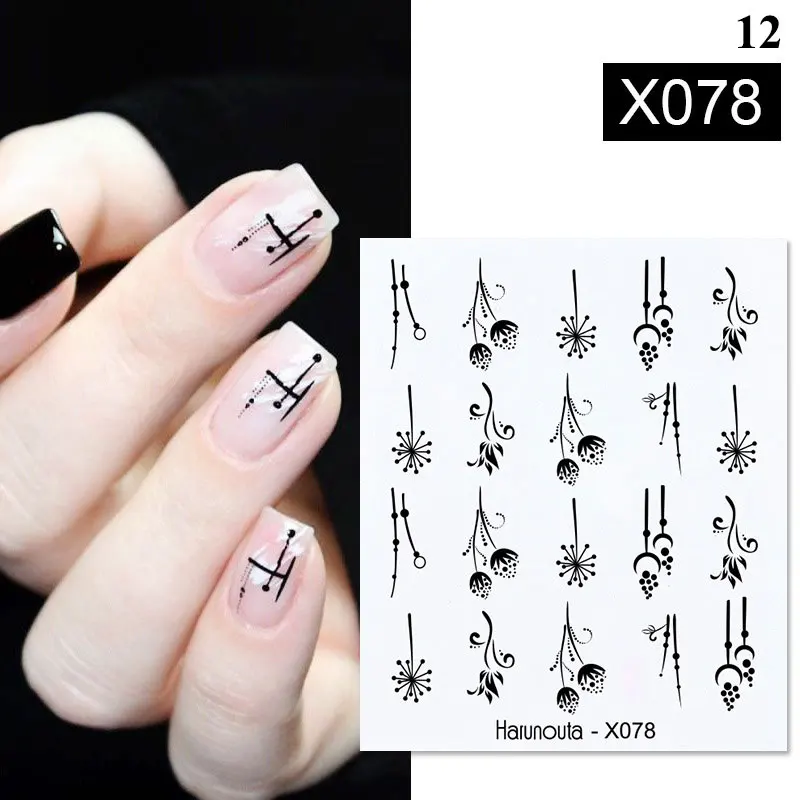 

3D Flower Leaf Tree Nail Stickers DIY Nail Art Decals Fashion Nail Art Spring Summer Stickers Manicures Decoration Nail Slider