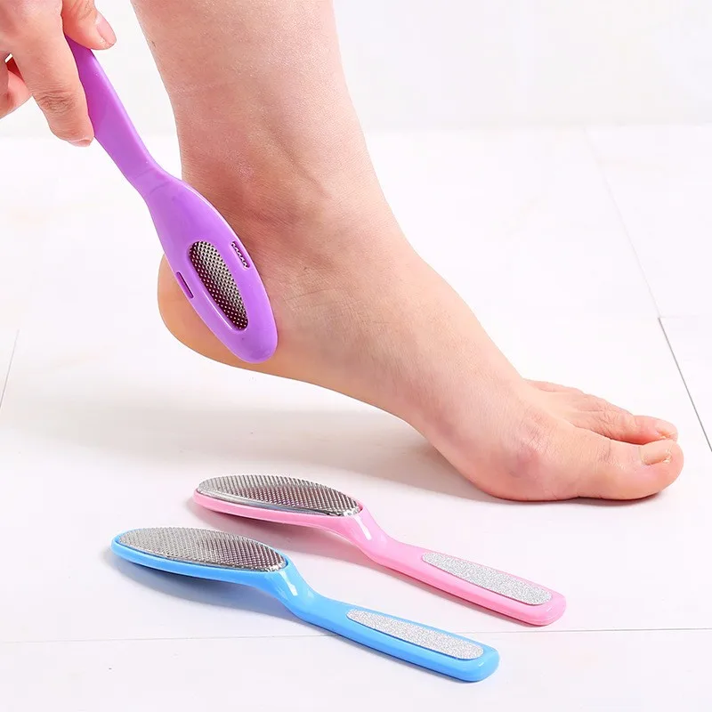 

Exfoliating Brush Beauty Heel-Sided Feet Pedicure Calluses Removing File For Heels Grinding Foot Care Tools