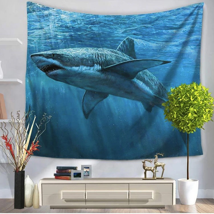 Декоративный пейзаж пляжный КИТ настенный гобелен богемное макраме настенное