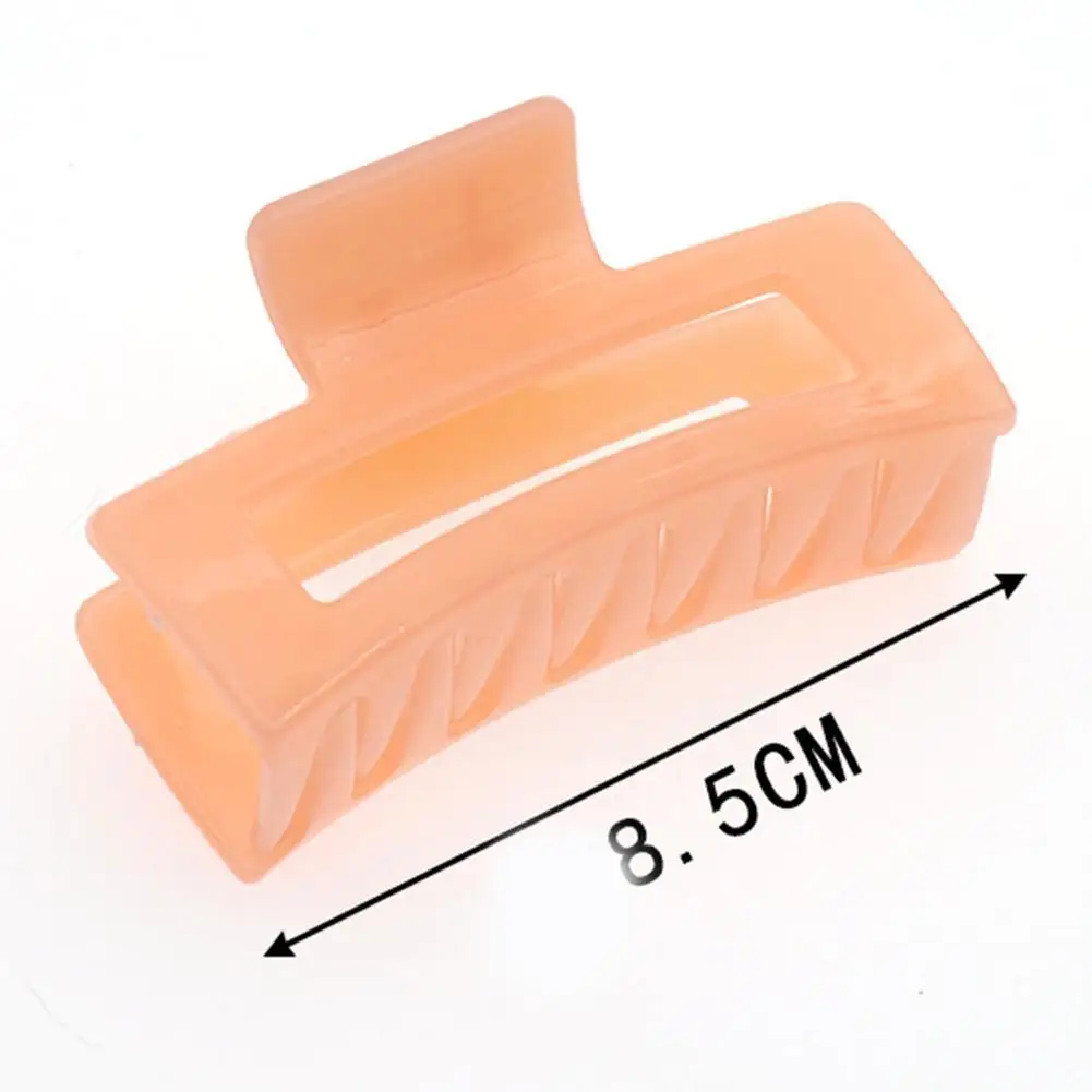 

Square Frosted Hairpin 2021 Fashion Simple Elegant Catch Temperament Bath Hair Plate Women Clip Hair Accessories 8.5cm New U3I0