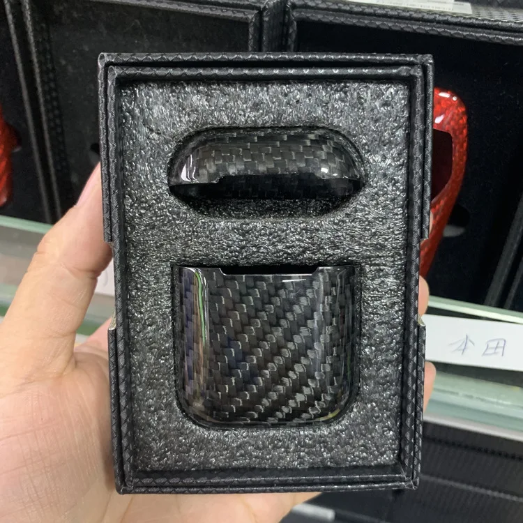 Чехол из углеродного волокна для Apple AirPods Pro 2 Беспроводная зарядка Bluetooth наушники