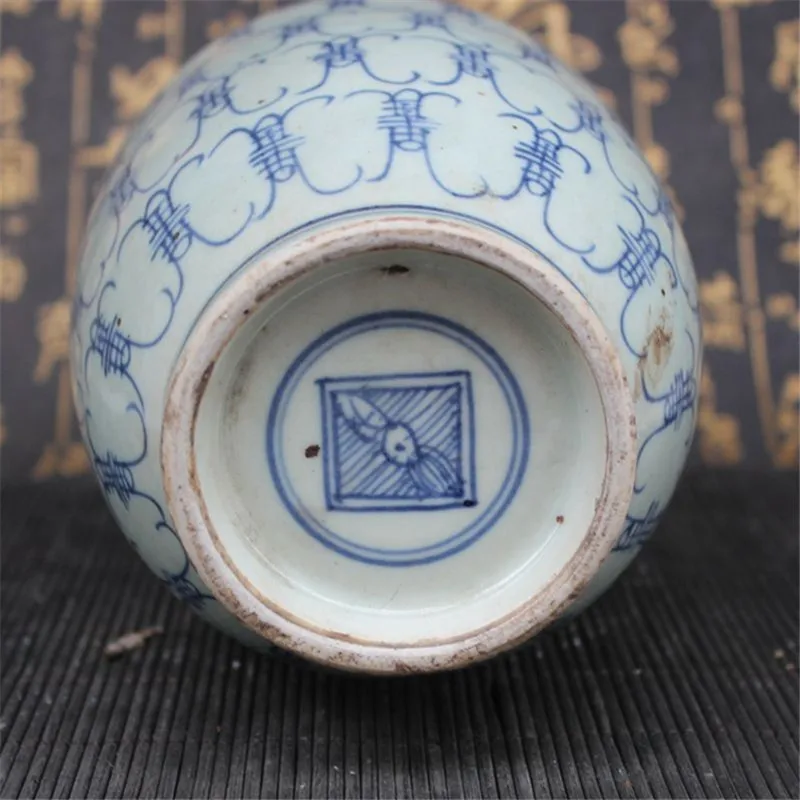 Китай Фарфоровая ваза Цзиндэчжэнь с синими и белыми цветами | Дом сад