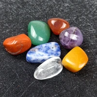 7 chakra healing reiki natural irregular stone ornaments polishing quartz yoga meditation energy stone bead decoration