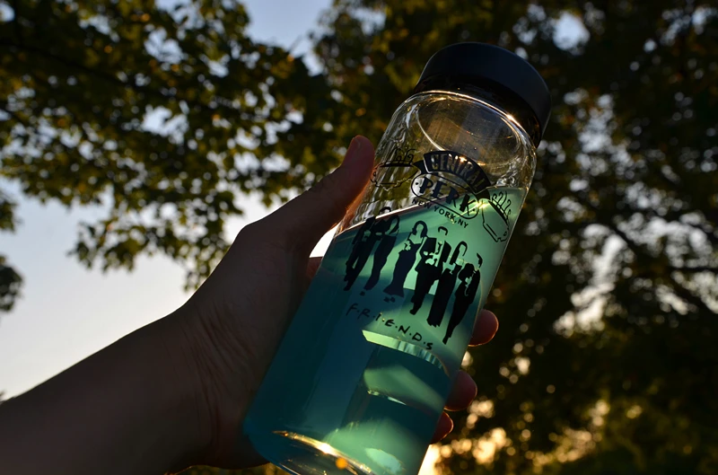 Спортивная стеклянная бутылка для воды TV Friends коллекционная кружка кофе чая