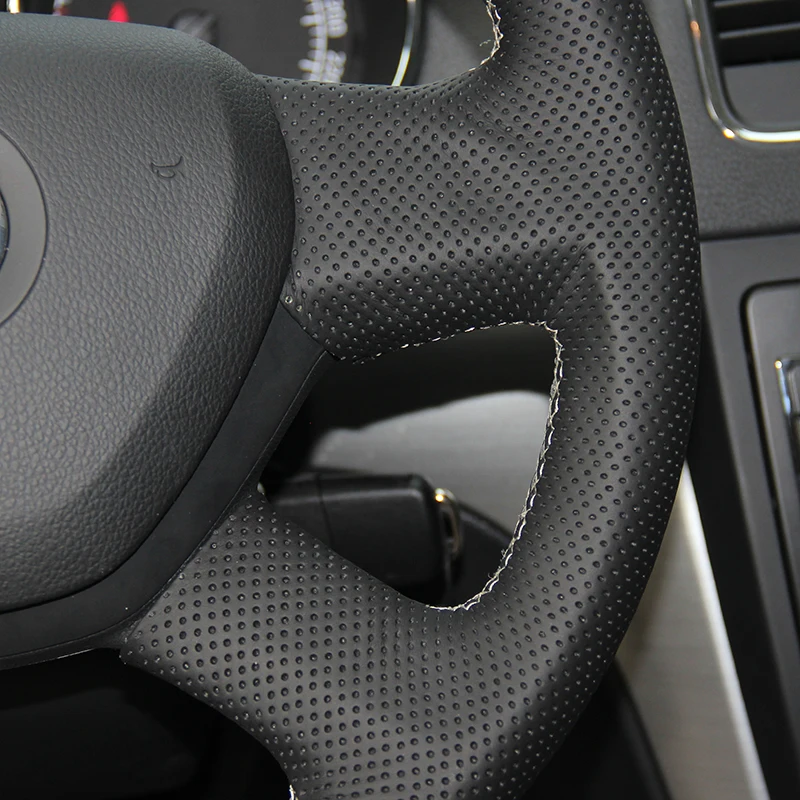 Оплетка на руль для Skoda Octavia 2015 2016 Fabia 2014 Rapid 2013 Superb Yeti funda volante|Чехлы руль| |
