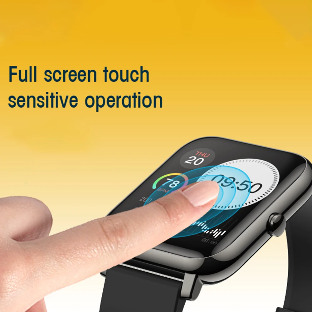 

P22 Smart Watch Men Women Full Touch Heart Rate Blood Pressure Monitor Fitness Tracker Waterproof Smartwatch for Android IOS