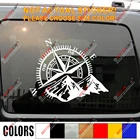 4X4 наклейка для внедорожника, Виниловая наклейка с Горным компасом для автомобиля, подходит для Jeep, Ford, Chevy