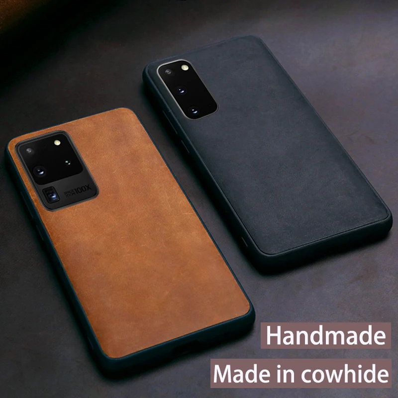 Кожаный чехол для телефона Samsung S20 S10 S10e S7 S8 S9 Note 8 9 10 20 Ultra A7 A8 Plus A10 A20 A30 A50 A70 A51 A71 Crazy