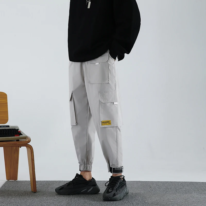 RLJT. JIN High street joggers модные широкие брюки hombre мужские карго с несколькими карманами