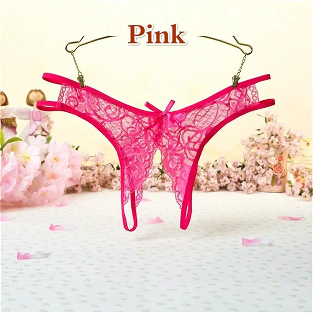 Нижнее белье женское прозрачные кружевные трусы большого размера с низкой