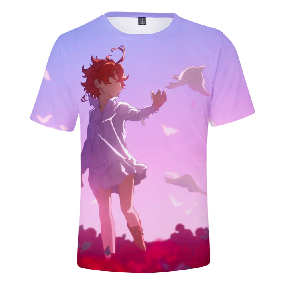 

The Promised Neverland 3D T Shirt Boy/girl children kids adult Summer t shirt Personality Anime T-shirt round-neck Tees