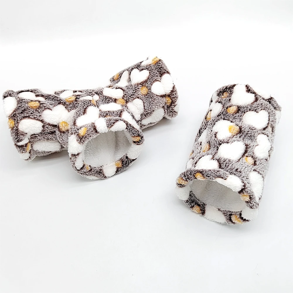 

Small Guinea Pig Hamster Toy Tubes Tunnels Spring Hamster Cage House Single Chinchillas Hamster Tunnel Warm Toy