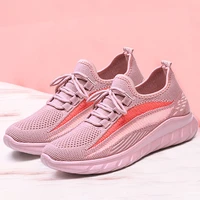 womens designer purple running shoes air mesh breathable sport shoes pink comfortable fashion casual sneakers platform tenis