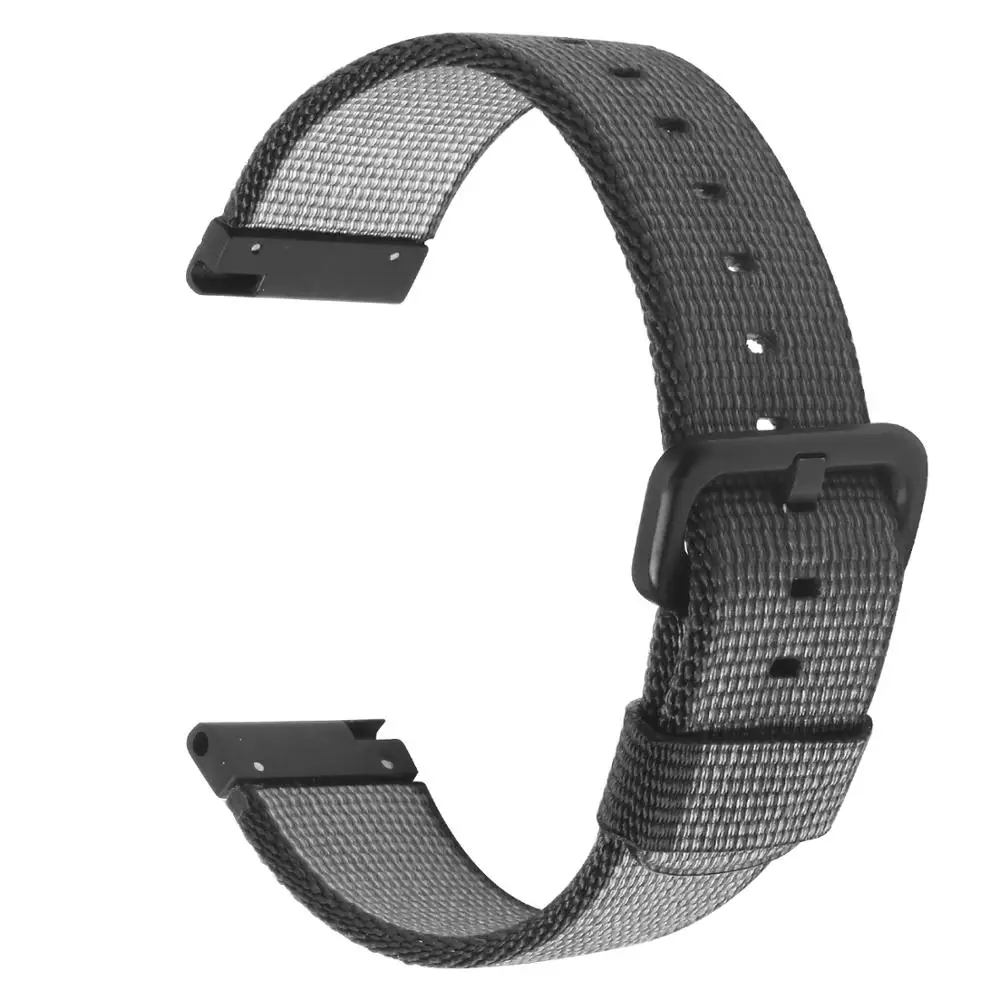 SIKAI 20 мм ремешок для наручных часов для Xiaomi Amazfit браслеты 20 мм нейлоновый браслет для Amazfit Bip Youth для samsung gear S2