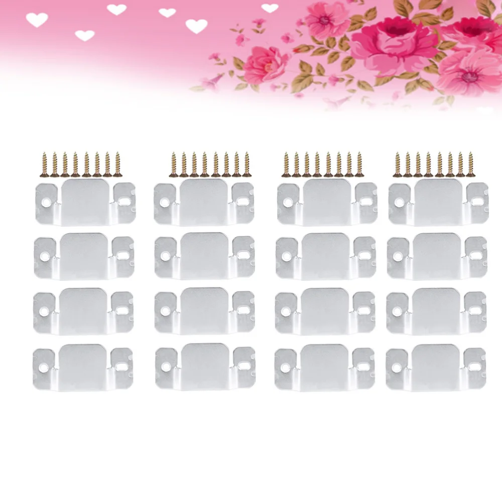 

8pcs Universal Sectional Sofa Interlocking Furniture Connector with 16pcs Screws