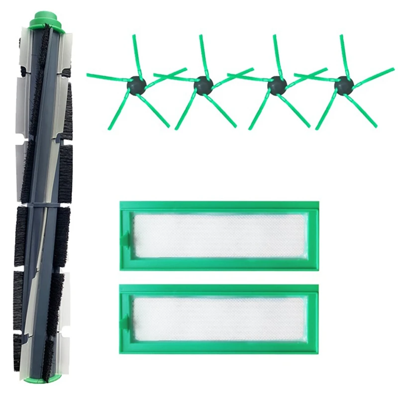 

Replacement Kit for Vorwerk Kobold VR200 VR300 Vacuum Cleaner Spare Parts Main Roller Brush Spin Brush and Hepa Filter