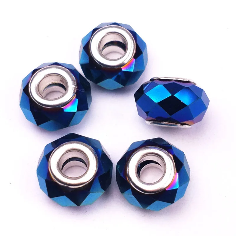 

Loose Beads Sewing supplies Crystal faceted glass crystal beads for jewelry making handwork large beads DIY Garment Craft