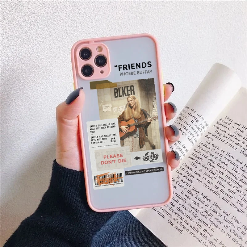 ZUIDID Friends Phone Case For iphone X 11 Pro 12 XS Max XR 13 8 7 6Plus Funny TV Show Clear Hard Matte Cover Shockproof Fundas
