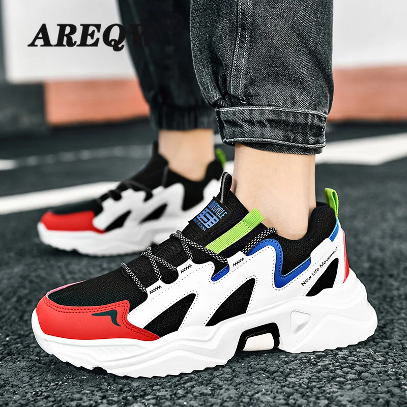 

Men's Casual Shoes Spring Designer Sneakers Fashion Trainers Men Vulcanize Shoes Platform Sneakers Chunky Walking Shoes