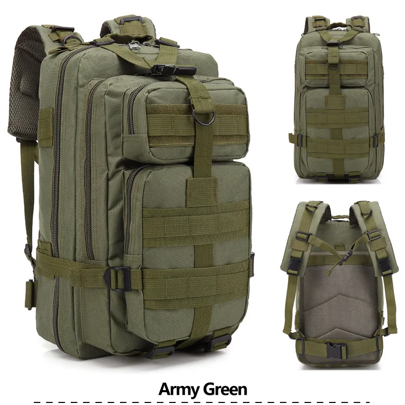 

【US Warehouse】3P The Rucksack March Outdoor Tactical Backpack Shoulders Bag Army Green Free drop shipping US