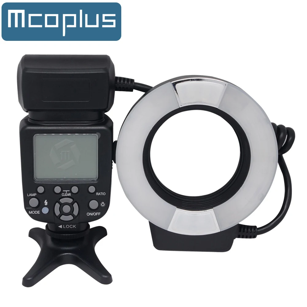 Увеличением фокусного расстояния Mcoplus TTL светодиодный Макро Вспышка Speedlite