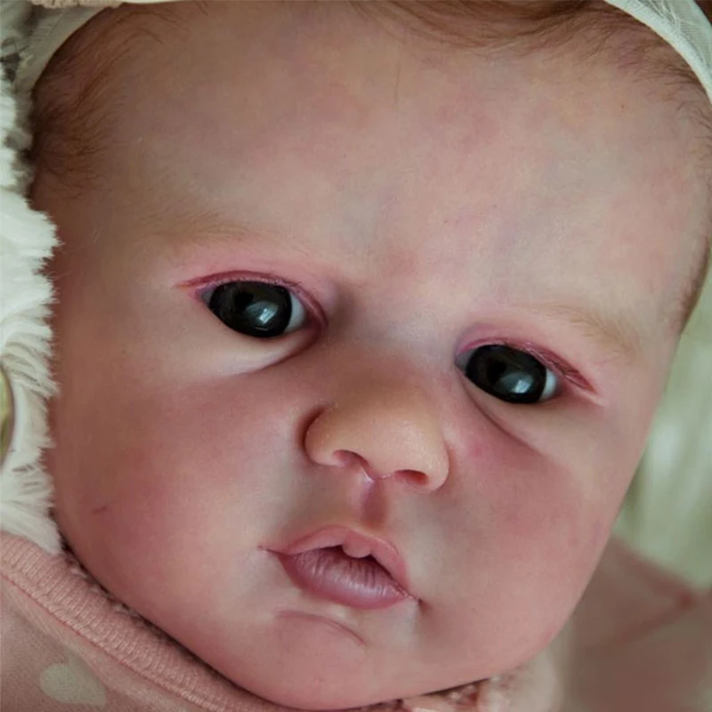 

DIY KIT 19 Inch Full Silicone Girl White Embryo Rebirth Doll Diy Kit Simulation Doll Toy (head + Limbs + Full Silicone Body)