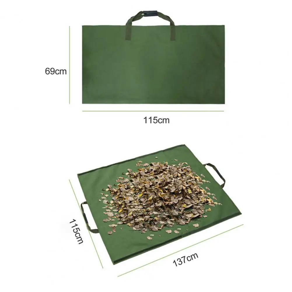 

2 in 1 Waterproof Leaves Storage Bag Tear-resistant Lawn Garden Garbage Pouch