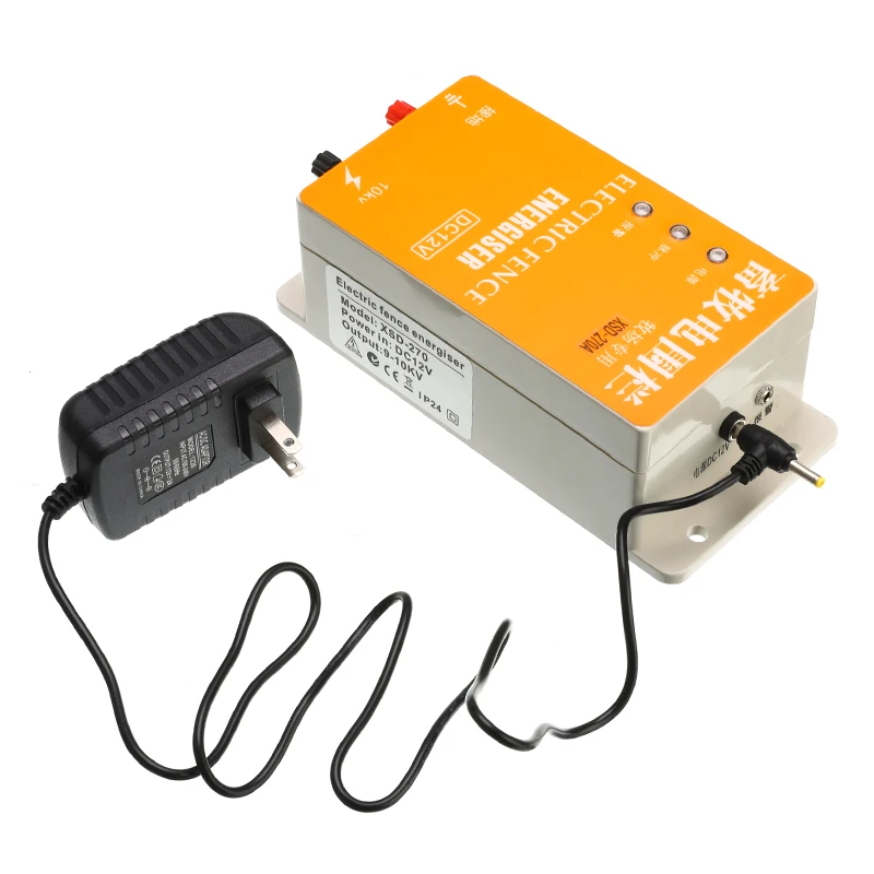 Солнечная электрическая изгородь Energizer зарядное устройство XSD-270A высоковольтный импульсный контроллер животных птицеферма электрическое ограждение овчарка