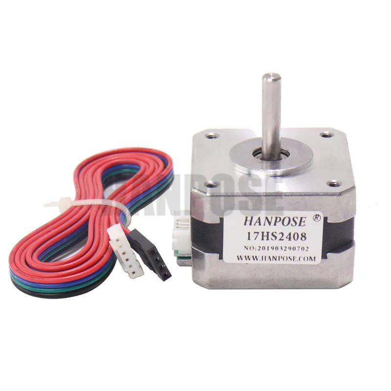 50 шт./лот 17HS2408 4 свинцовый Nema 17 шаговый двигатель 42 42BYGH 0.6A CE ROSH ISO CNC лазер для