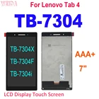 ЖК-дисплей AAA + 7 дюймов для Lenovo Tab 4 ТБ-7304X 7304X TB-7304F 7304F TB-7304i 7304i TB-7304, ЖК-дисплей с сенсорным экраном и дигитайзером в сборе